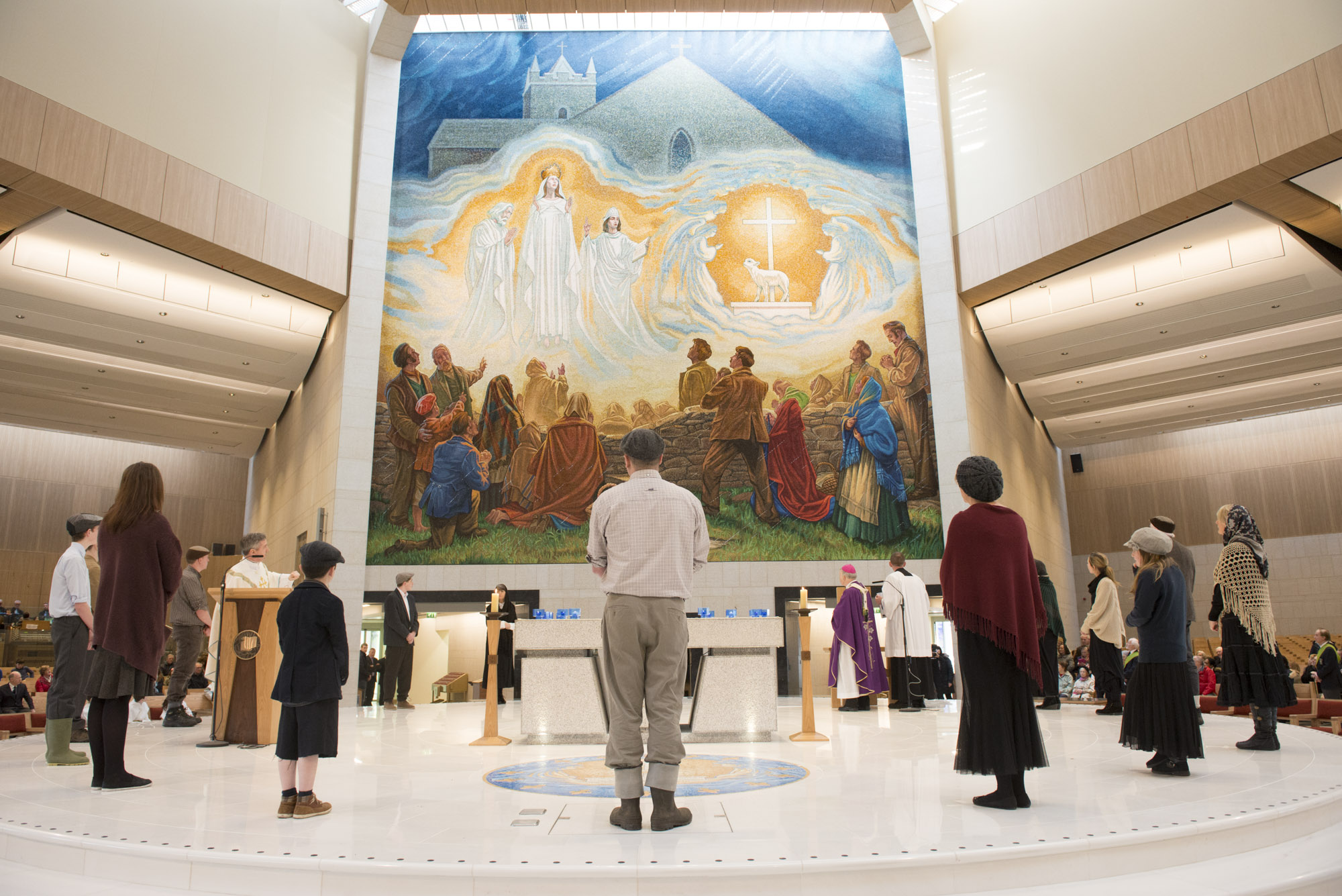 Apparition Mosaic unveiled at Knock